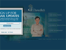 Tablet Screenshot of chancellorsonline.com